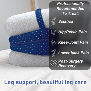 Heart Shaped Leg Pillow Memory Foam Slow Bounce Heart Shaped Leg Pillow