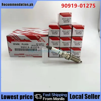 10 PCS Spark Plug Iridium Toyota Vios 2016-Up Dual VVTi 90919-01275