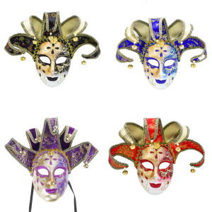Mặt nạ hóa trang venetians hài mặt nạ Jester Mặt nạ Mặt nạ hoá trang tinh tế Đồ trang trí tường cho lễ hội bữa tiệc Halloween