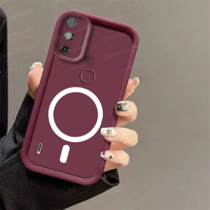 Tecno Spark 6 Go/ Spark Go 2020 / Spark Go 2021 Magnetic Case Fashionable Macaron Soft TPU Phone Case