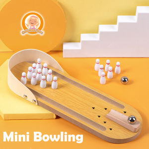 Mainan bowling anak / Mini Wooden Bowling