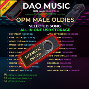 OPM Male Collection | USB Flash Drive Music | USB with Songs | MP3 High Quality | OTG Adapter OptionAL