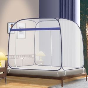 Pengiriman dari Jakarta 1.8*2.0M Set Jaring Anti Nyamuk Kelambu Kasur Keluarga Nyamuk Kelambu Kelambu Tenda Portable Mosquito Net for Bed Pelajar