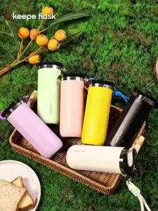 Keepe Flask Stainless Steel Coffee Mug Vacuum Tumbler Hot and Cold with Leakproof Lid 350ml/500ml