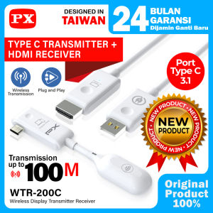 USB Type C to HDMI Wireless Video Transmitter Receiver PX WTR-200C