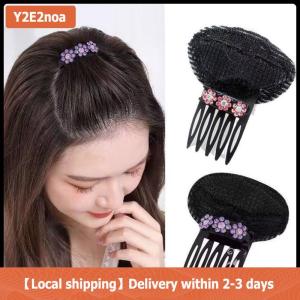 【Local shipping】 Rhinestone Invisible Fluffy Sponge Hair Clip Front Hair Line Volume Base Puff Cushion Hair Bun Hair Styling Hair Hairpin