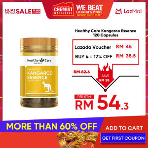 Healthy Care Kangaroo Essence 120 Capsules Boost Vitality Enhance Metabolism Chemist Warehouse