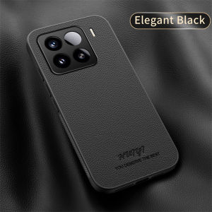 Vỏ điện thoại cho Xiaomi 15 sang trọng Ốp lưng bằng da Matte chống sốc cạnh mềm 2024 thiết kế mới máy ảnh Ốp điện thoại bảo vệ nhy01