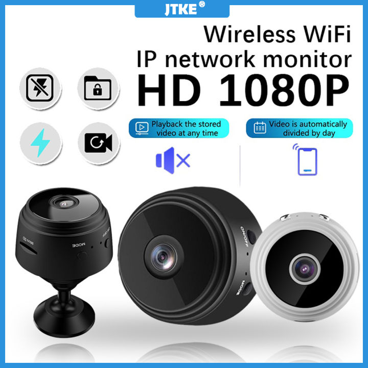 JTKE 1080P IP Mini Camera Wireless WiFi Security Remote Control