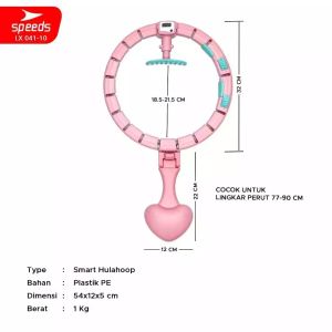 Speeds Hula Hoop Intelligent Hoop Lingkar Hulla Dancing Alat Kebugaran Cerdas untuk Latihan Efektif