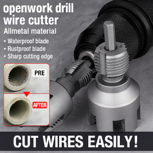 Integrated Internal And External Thread Pipe Threading Tool 4/6Points Water Pipe Inner Hole Opener  Electric Cordless Mini Grinder Drill Set Points Water Pipe Inner Hole Opener Electric Lifting Drill Precision Wire Opener Tools一体精准开钻头工具