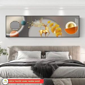 Tranh treo phòng ngủ Phòng Khách Nghệ Thuật Treo Tường Tráng Gương Cao Cấp - Decor phong thuỷ Tạo điểm nhấn không gian