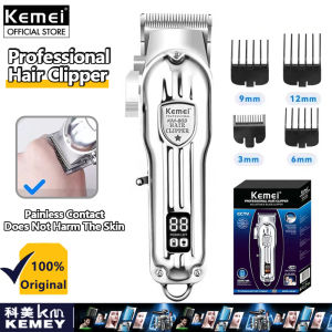 Kemei KM-803 Hair Clipper Rechargeable Full Metal Electric Haircut Razor Professional Adjustable Hair Beard Trimmer