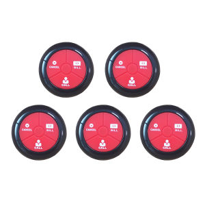 Table buzzer service calling system Restaurant pager Queue pagering receiver for Hotel Bar Waiter 1 Host 10 buttons