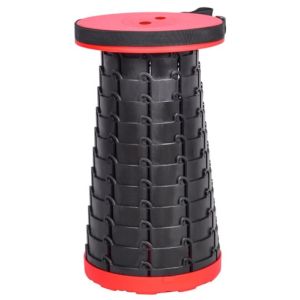 Strong Portable Telescopic Collapsible Foldable Stool - Folding Sturdy Lightweight Retractable Stools Seat Chair Camping
