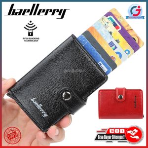 gudangtasimport - Baellerry RFID Anti Theft Card Wallet + Box Dompet Kartu Kulit #003010