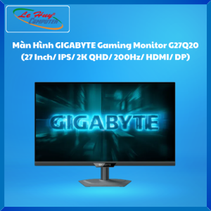 Màn Hình Máy Tính GIGABYTE Gaming G27Q20 (27 Inch/ IPS/ 2K QHD/ 200Hz/ HDMI/ DP) - Hàng Chính Hãng