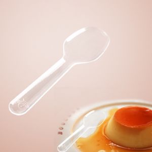 50pcs 50ml Disposable Cylinder Plastic Shot Glass Dessert Cup Mousse Tableware Wedding Party Dessert Cups 100pcs Jelly Spoon