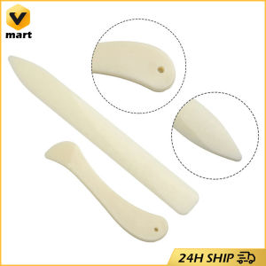 2Pcs Home Bone Folder Craft Tools Brand New Craft Tool DIY Leather Hand Tools Origami Knife Curved Bone Folder Paper Craft Supplies Creaser Bone Scoring Paper Folding Tool Plastic Folders for Daily Use