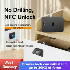 Smart Cabinet Locks Invisible Sensor Hidden Cabinet Lock Biometric Keyless Fingerprint Privacy Lock