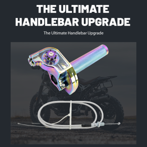 COLORFUL Motorcycle Universal Edition 7/8 22mm Quick Action CNC Throttle Grip Motorcycle handlebear Set with Cable