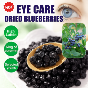 【Protect Eyesight】Dried Blueberries Premium Taste Freshness Sweetness Nutritious Bites Wild Blueberry Dried Freeze Dried Blueberries Organic Dried Fruit No Sugar Added High In Antioxidants Crunchy Texture