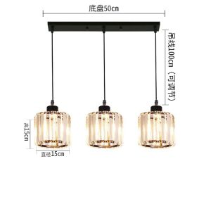 YFD  Đèn chiếu sáng lối vào pha lê sáng tạo đèn chiếu sáng hành lang đèn chùm nhỏ cho phòng khách đèn trần hành lang đèn lối đi pha lê