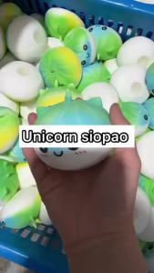 Rainbow Unicorn Siopao Squishy Toy Glitter Dumpling Slow Rebound PH Ready Stock