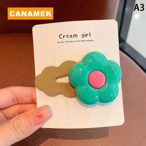 【CANAMEK】 Girls bangs clip Korean version of the baby hair accessories headdress girls hair card does not hurt the hair flower hair clip