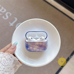 TPU Chain Purple Pendant Case For AirPods Pro3 / Pro2 / Pro / 4 Shockproof Charging Box Silicone Soft Cover