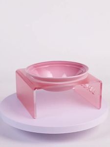 Cat Food Tray Nordic Style Ceramic Bowl Multiple ColorsBowl Cat Water Bowl Cat Food Bowl Acrylic StandSupplies2026