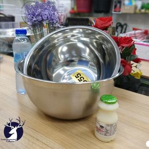 HEAVY DUTY STAINLESS STEEL SALAD BOWL MIXING EXTRA LARGE DEEP THICK BOWL / KITCHEN MIXING TOOLS TONY