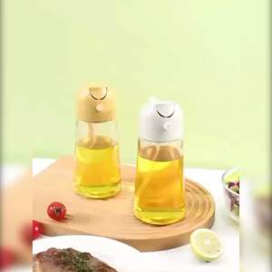 ✴Ship Within 24✴️ 2 in 1 Oil Spray Bottle Multifunction Glass Oil Bottle 喷+倒两用油瓶