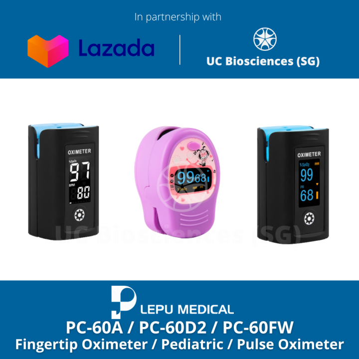 Lepu/Creative Medical PC-60A/PC-60D2/PC-60FW Fingertip Pulse Oximeter ...