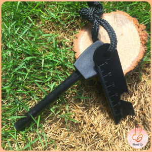 THUMBS UP แท่งจุดไฟแม็กนิเซียม สำหรับเดินป่า แบบพกพา Fire Starter Survival Tool