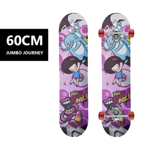 IMUTO Kids Skateboard with LED Lights - Durable Beginner-friendly 4-Wheel Longboard with Maple Deck and Smooth PVC Wheels