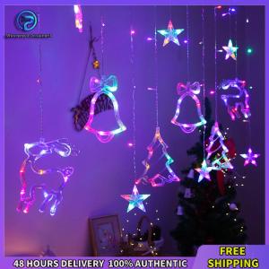 IP54 Waterproof LED Curtain Light String for Christmas and Holiday Decor Twinkling Fairy Lights