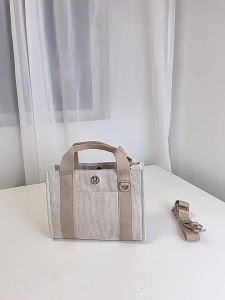 lululemon10L Canvas two-tone large-capacity shoulder bag lulu Mommy Tote Womens Bag