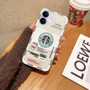 Ốp điện thoại cho Vivo V60 Lite v60lite V50 Lite v30e 5G thời trang mới cà phê uống mô hình trong suốt chống sốc mềm silicon trường hợp cho vivov60lite 5g điện thoại vỏ bìa