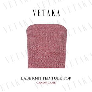 VETAKA Babe Knitted Tube top (เกาะอกไหมพรม ทอลาย)