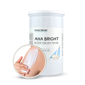 ไทยครีม 1กิโล มาร์คผิว ครีมพอกผิว สีขาว aha mask cream spa สปามาร์ค thaicream aha bright body mask cream AHA พอกตัว
