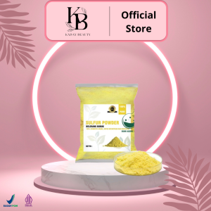 Belerang Bubuk 1 KG COSMETIC GRADE / Sulfur Sulphur Powder 1 KG / skincare lulur pemutih badan permanen pemutih badan lulur pemutih badan pemutih badan bpom