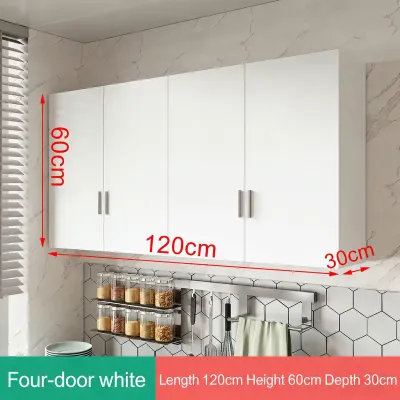 COD Solid Wood Kitchen Wall Cabinet Hanging Cabinet Heavy Duty Wall Mounted Storage Cabinet For Kitchen Organizer
