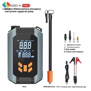 [Celectroni]Portable Air Compressor Car Battery Jump Starter Electric Air Pump Cordless Air Pump for Cars SUVs & Trucks