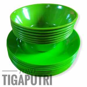 [ 12 .6.3.]PIRING CAMPUR  MANGKOK PLASTIK TEBAL ORIGINAL