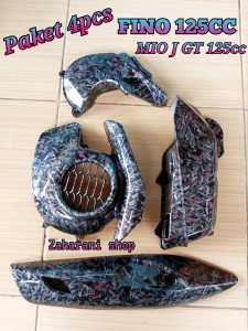 4PCS MIO S 125 FINO 125GT 125FINO 125CC CARBON FORGET WTF CARBON FORGET