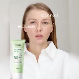 Salicylic Acid Facial Cleanser Oil Control Acne Treatment Brightening Skincare 100g