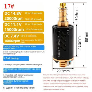 Dc 480 motor T238 ndFeb magnet high speed high torque motor 11 VM160 medium speed