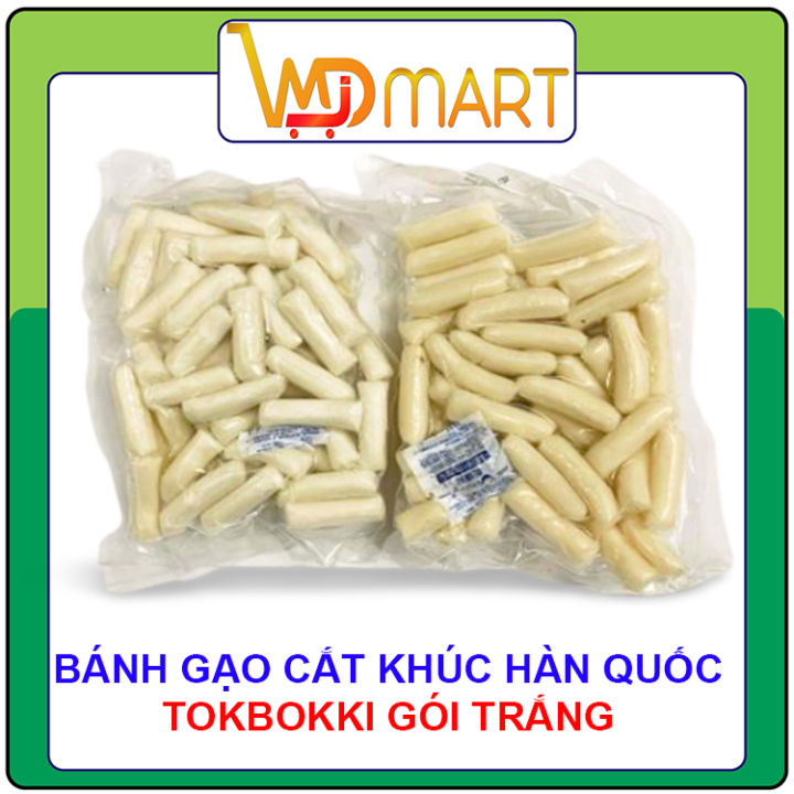 Bánh gạo tokbokki Hàn quốc gói trắng