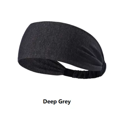 [SG👏Most Popular] Anti-slip Unisex Sports Headband Exercise Head Band Polyester Sweatband Hairband for Basketball Running Gym Training Soccer Basketball Fitness Exercise Tennis Yoga Sport | Athletic Elastic Head Sweat Hair Band for Men